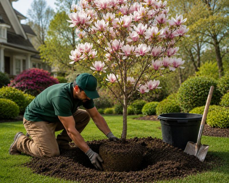 Japanese Cherry Tree Planting in Honolulu, HI